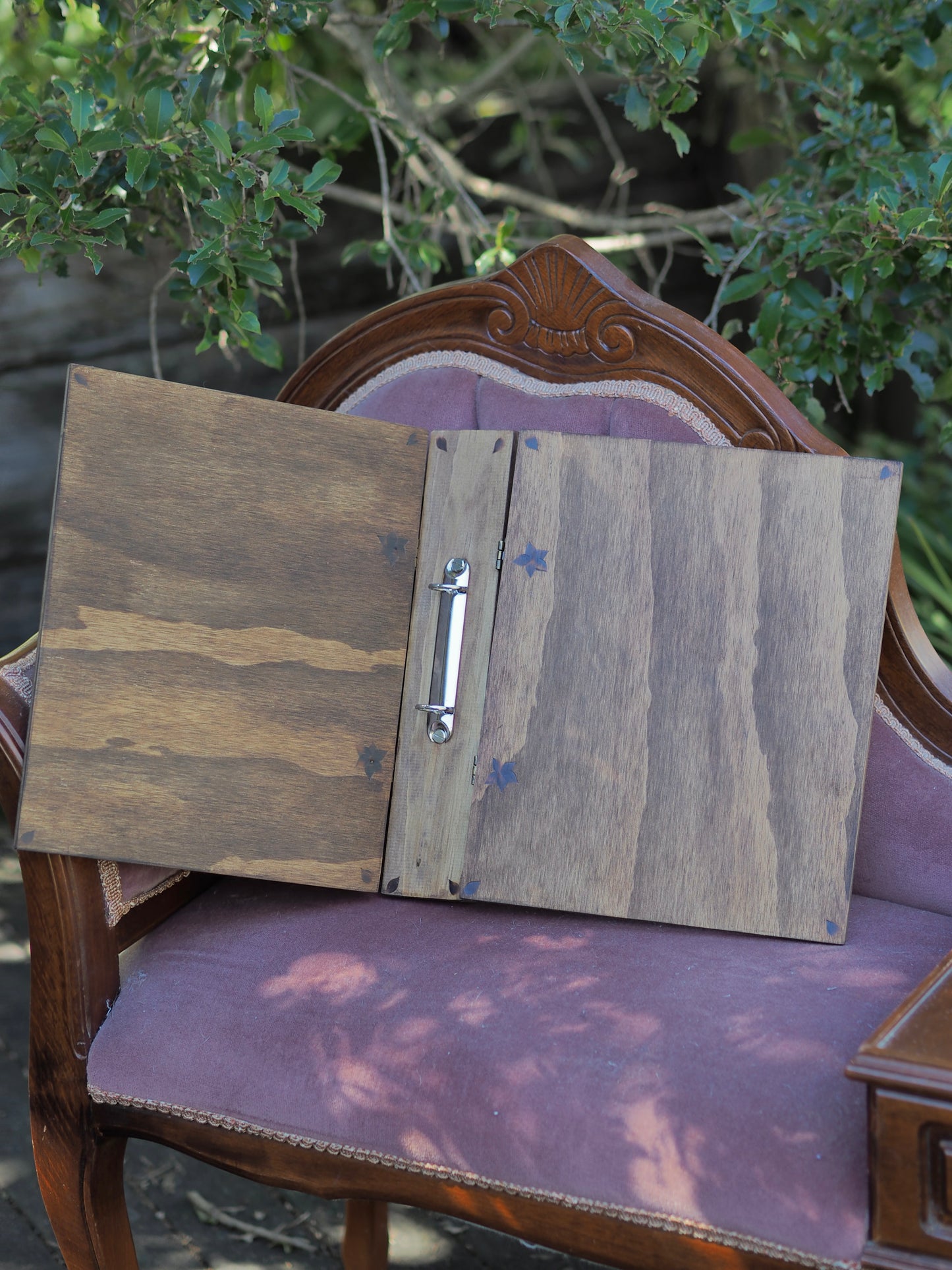 Grimoire/Book of Shadows - Wooden Binders