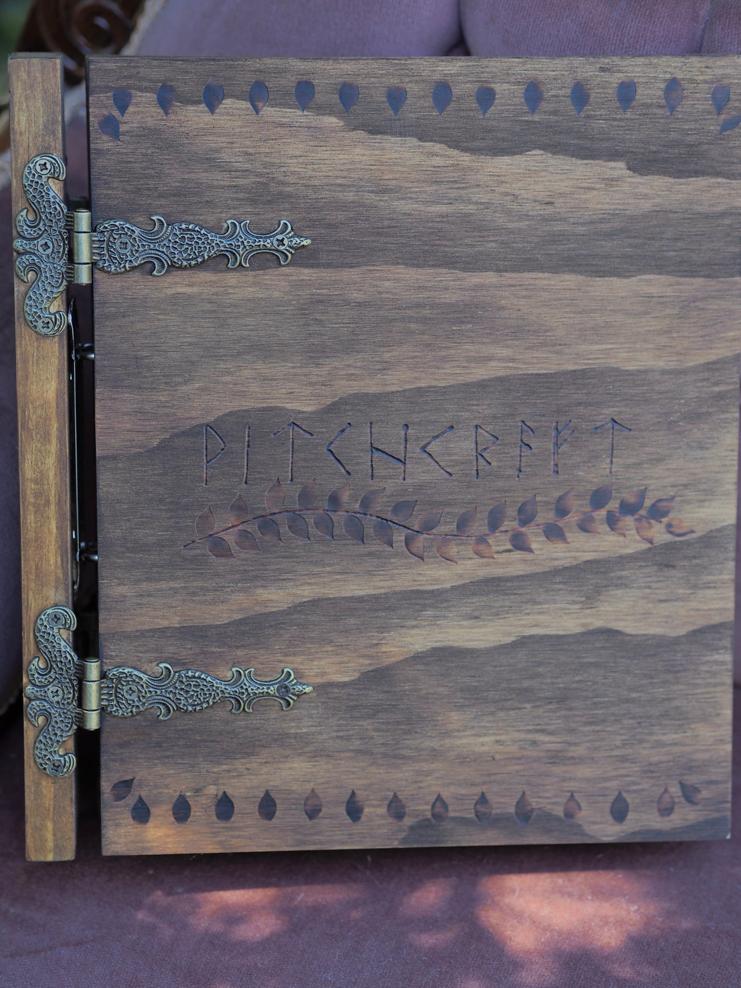 Grimoire/Book of Shadows - Wooden Binders