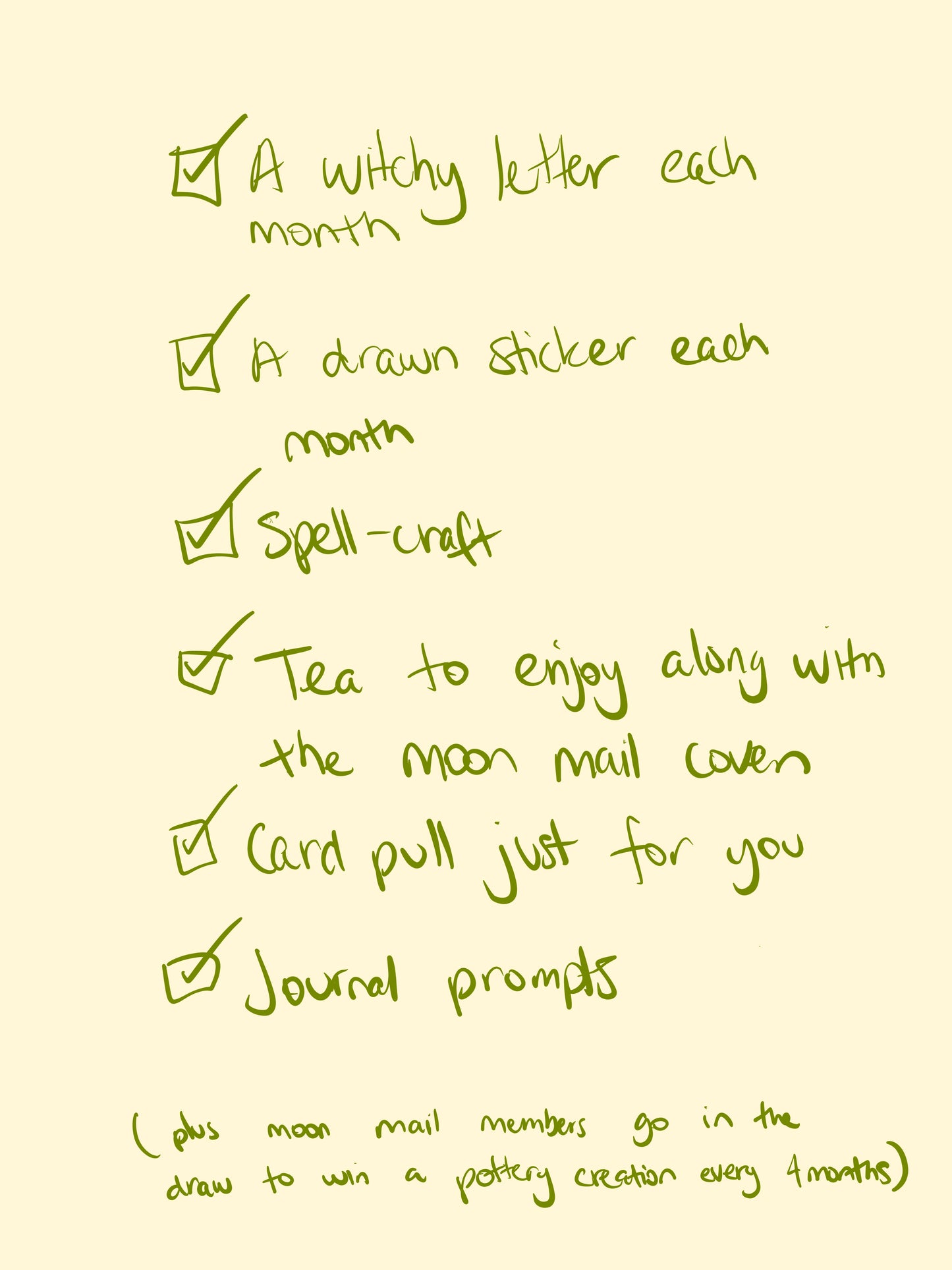 Moon Mail - Monthly Snail Mail Club