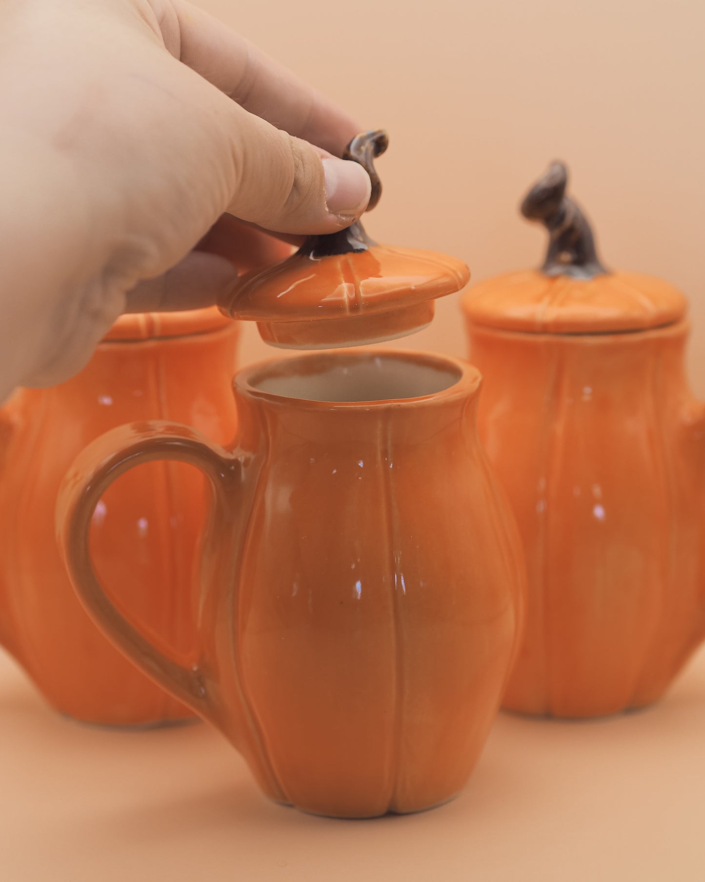 Pumpkin Mug with Lid
