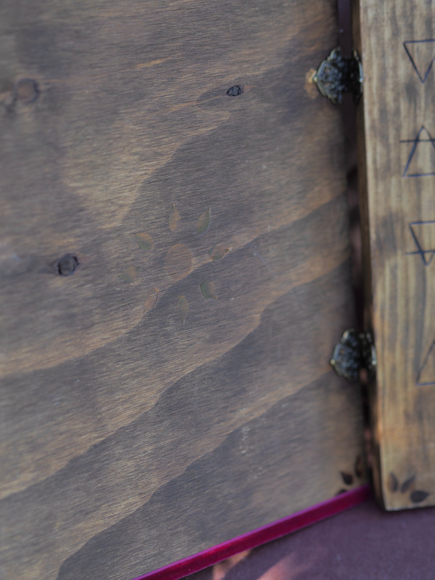 Grimoire/Book of Shadows - Wooden Binders