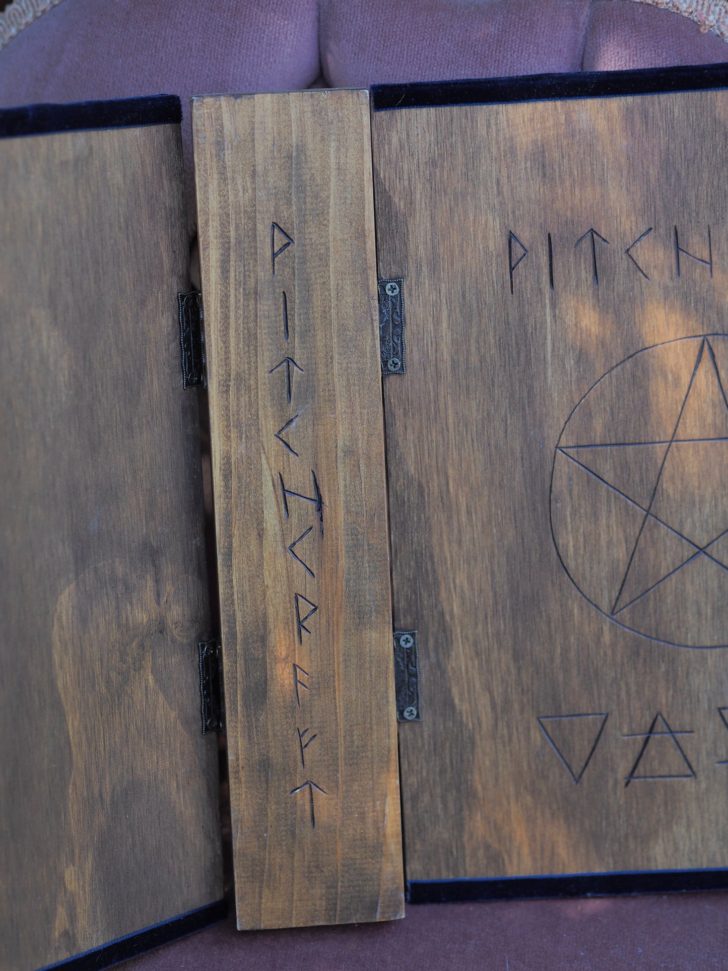 Grimoire/Book of Shadows - Wooden Binders