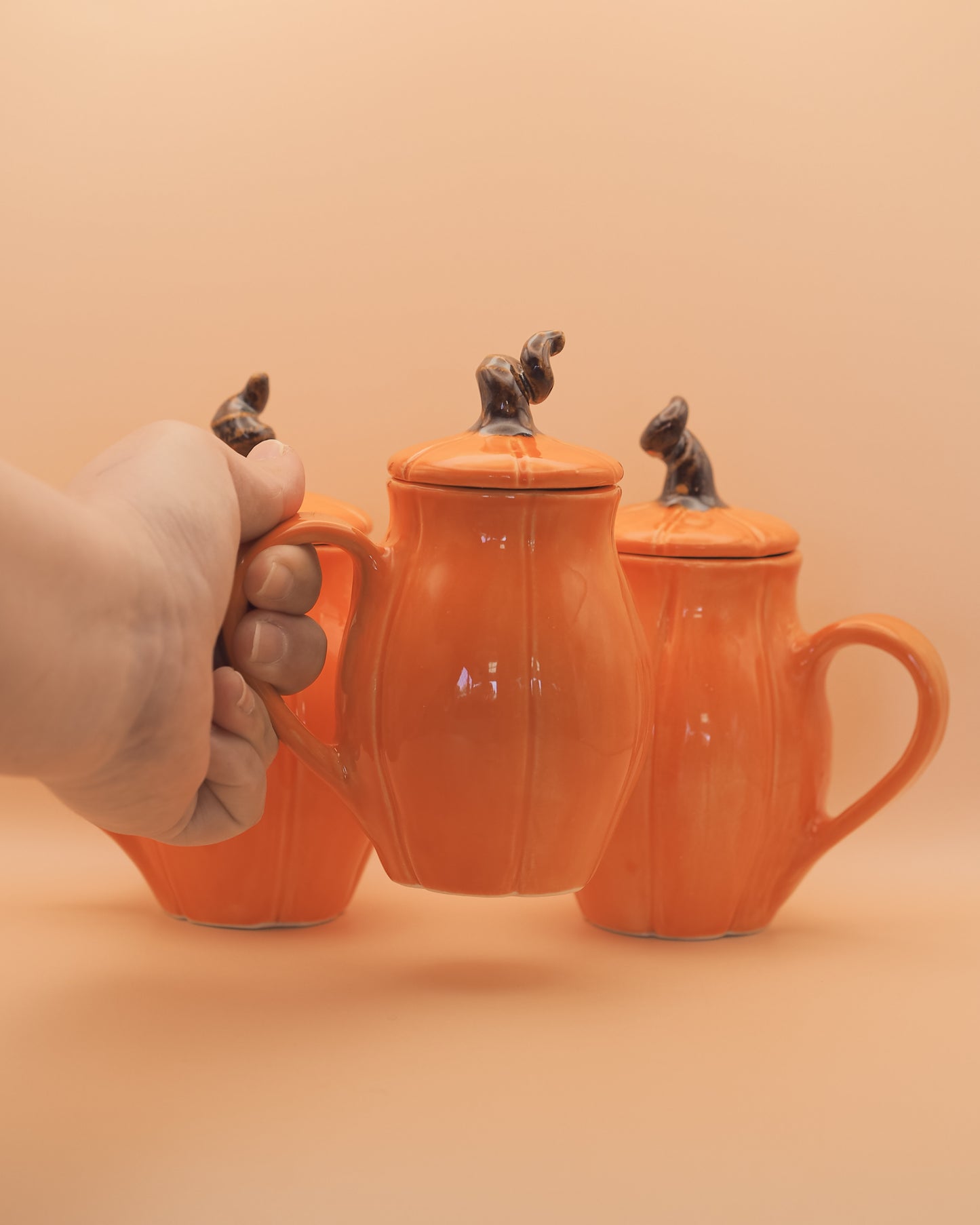 Pumpkin Mug with Lid