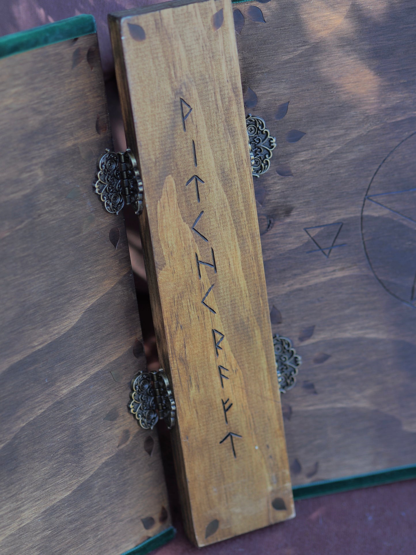 Grimoire/Book of Shadows - Wooden Binders