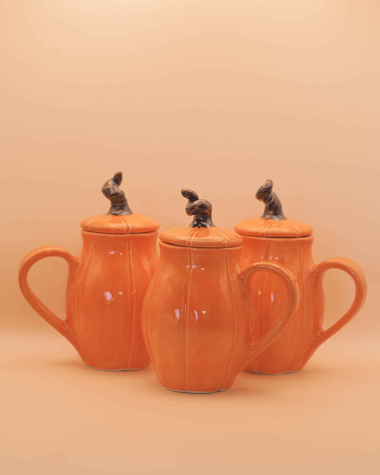 Pumpkin Mug with Lid