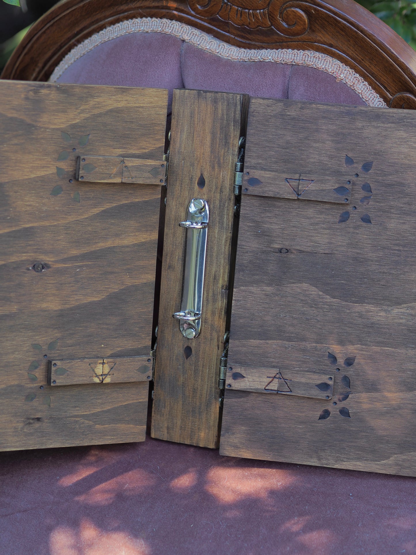Grimoire/Book of Shadows - Wooden Binders