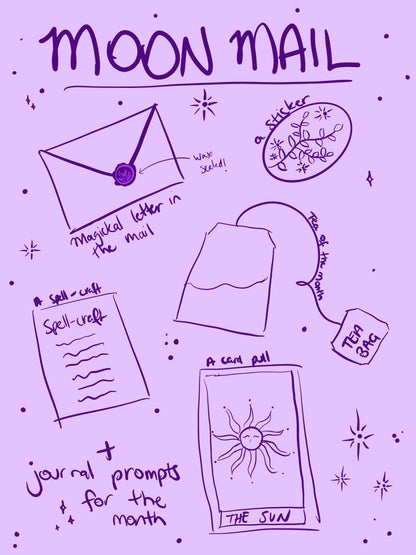 Moon Mail - Monthly Snail Mail Club