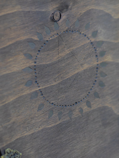 Grimoire/Book of Shadows - Wooden Binders