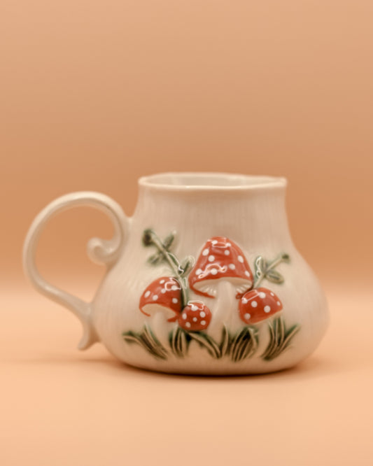 Merry Mushrooms Mug - Large