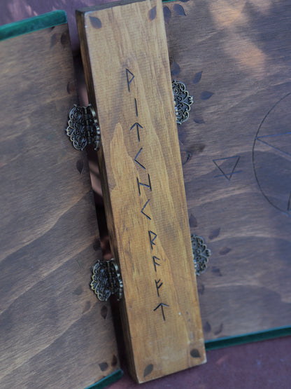 Grimoire/Book of Shadows - Wooden Binders