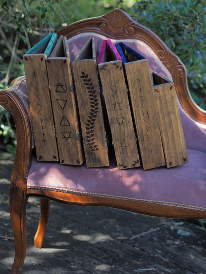 Grimoire/Book of Shadows - Wooden Binders